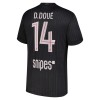 Paris Saint-Germain D. Doue 14 Jordan Fjerdedrakt 2025-26 Kortermet