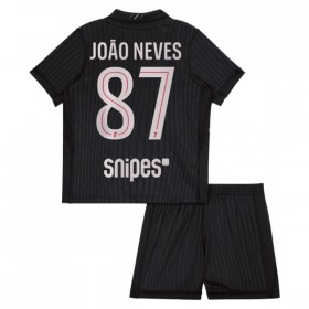 Paris Saint-Germain Joao Neves 87 Jordan Barn Fjerdedrakt 2025-26 Kortermet