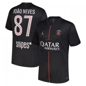 Paris Saint-Germain Joao Neves 87 Jordan Fjerdedrakt 2025-26 Kortermet