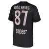 Paris Saint-Germain Joao Neves 87 Jordan Fjerdedrakt 2025-26 Kortermet