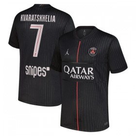 Paris Saint-Germain Kvaratskhelia 7 Jordan Fjerdedrakt 2025-26 Kortermet