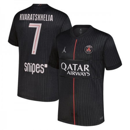 Paris Saint-Germain Kvaratskhelia 7 Jordan Fjerdedrakt 2025-26 Kortermet Paris Saint-Germain Kvaratskhelia 7 Jordan Fjerdedrakt 2025-26 Kortermet