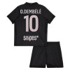 Paris Saint-Germain Ousmane Dembele 10 Jordan Barn Fjerdedrakt 2025-26 Kortermet