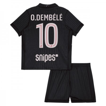 Paris Saint-Germain Ousmane Dembele 10 Jordan Barn Fjerdedrakt 2025-26 Kortermet