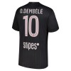 Paris Saint-Germain Ousmane Dembele 10 Jordan Fjerdedrakt 2025-26 Kortermet