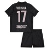 Paris Saint-Germain Vitinha 17 Jordan Barn Fjerdedrakt 2025-26 Kortermet