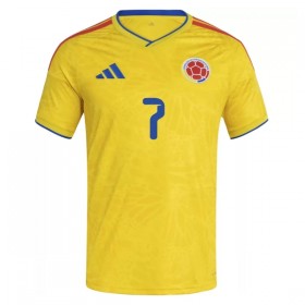 Colombia Luis Diaz 7 Hjemmedrakt VM 2026 Kortermet