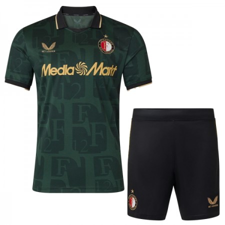 Feyenoord Rotterdam Barn Fjerdedrakt 2025-26 Kortermet Feyenoord Rotterdam Barn Fjerdedrakt 2025-26 Kortermet