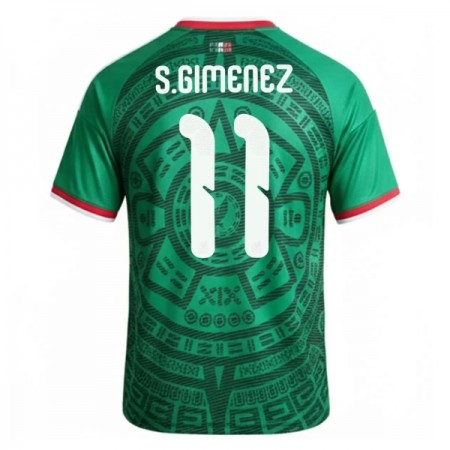 Mexico S.Gimenez 11 Hjemmedrakt VM 2026 Kortermet