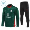 AC Milan Barn Trenings Collegegenser 2025-26 Kvart-Zip Grønn AC Milan Barn Trenings Collegegenser 2025-26 Kvart-Zip Grønn