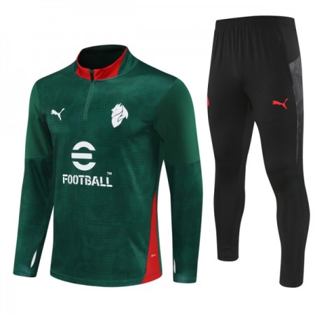 AC Milan Trenings Collegegenser 2025-26 Kvart-Zip Grønn AC Milan Trenings Collegegenser 2025-26 Kvart-Zip Grønn