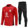 AC Milan Trenings Collegegenser 2025-26 Kvart-Zip Rød AC Milan Trenings Collegegenser 2025-26 Kvart-Zip Rød