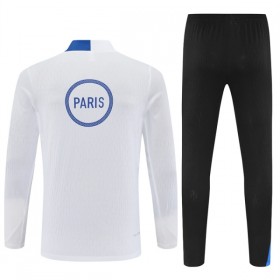 Paris Saint-Germain Trenings Collegegenser 2025-26 Kvart-Zip Hvit