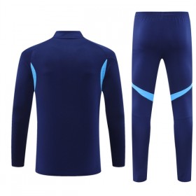 Real Madrid Trenings Collegegenser 2025-26 Kvart-Zip Navy