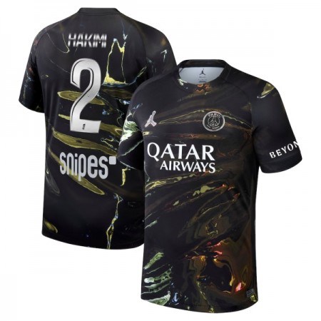 Paris Saint-Germain Hakimi 2 Night Edition Drakt 2025-26 Kortermet Paris Saint-Germain Hakimi 2 Night Edition Drakt 2025-26 Kortermet