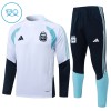 Argentina Barn Trenings Collegegenser 2026-27 Kvart-Zip Hvit Argentina Barn Trenings Collegegenser 2026-27 Kvart-Zip Hvit
