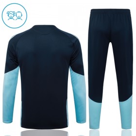 Argentina Barn Trenings Collegegenser 2026-27 Kvart-Zip Navy