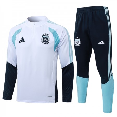 Argentina Trenings Collegegenser 2026-27 Kvart-Zip Hvit Argentina Trenings Collegegenser 2026-27 Kvart-Zip Hvit