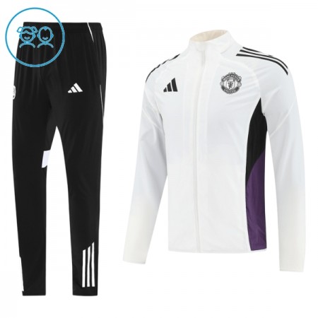 Manchester United Barn Treningsdresser 2025-26 Hvit