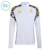 Real Madrid Barn Trenings Collegegenser 2026-27 Kvart-Zip Hvit