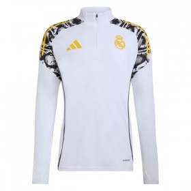 Real Madrid Trenings Collegegenser 2026-27 Kvart-Zip Hvit