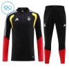 Tyskland Barn Trenings Collegegenser 2026-27 Kvart-Zip Svart Tyskland Barn Trenings Collegegenser 2026-27 Kvart-Zip Svart