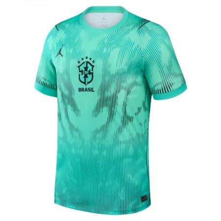 Brasil Keeper Bortedrakt VM 2026 Grønn Kortermet Brasil Keeper Bortedrakt VM 2026 Grønn Kortermet