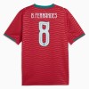 Portugal B. Fernandes 8 Hjemmedrakt VM 2026 Kortermet Portugal B. Fernandes 8 Hjemmedrakt VM 2026 Kortermet