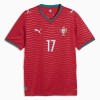 Portugal Rafael Leao 17 Hjemmedrakt VM 2026 Kortermet