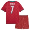 Portugal Ronaldo 7 Barn Hjemmedrakt VM 2026 Kortermet