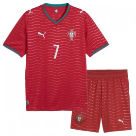 Portugal Ronaldo 7 Barn Hjemmedrakt VM 2026 Kortermet