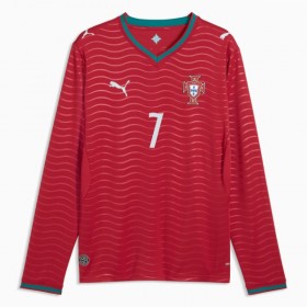 Portugal Ronaldo 7 Hjemmedrakt VM 2026 Langermet