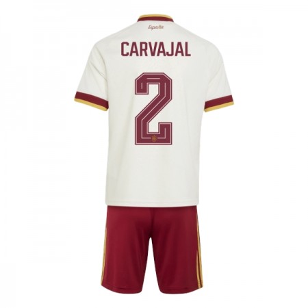 Spania Carvajal 2 Barn Bortedrakt VM 2026 Kortermet