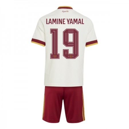 Spania Lamine Yamal 19 Barn Bortedrakt VM 2026 Kortermet