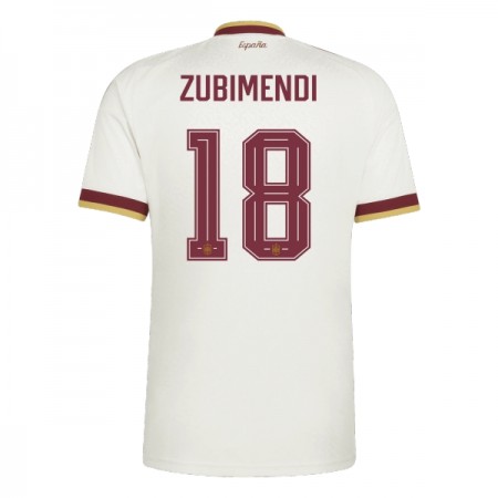 Spania Zubimendi 18 Bortedrakt VM 2026 Kortermet Spania Zubimendi 18 Bortedrakt VM 2026 Kortermet