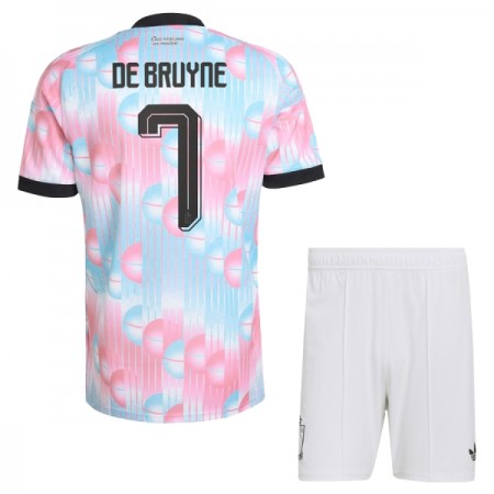 Belgia De Bruyne 7 Barn Bortedrakt VM 2026 Kortermet Belgia De Bruyne 7 Barn Bortedrakt VM 2026 Kortermet