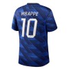 Frankrike Mbappé 10 Barn Hjemmedrakt VM 2026 Kortermet