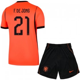Nederland F. De Jong 21 Barn Hjemmedrakt VM 2026 Kortermet