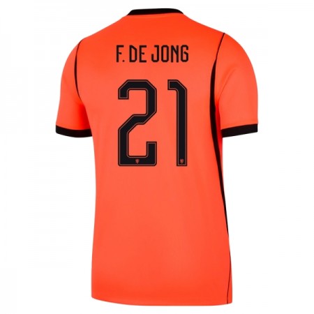 Nederland F. De Jong 21 Hjemmedrakt VM 2026 Kortermet Nederland F. De Jong 21 Hjemmedrakt VM 2026 Kortermet