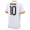 Nederland Memphis 10 Bortedrakt VM 2026 Kortermet Nederland Memphis 10 Bortedrakt VM 2026 Kortermet