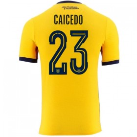 Ecuador Caicedo 23 Hjemmedrakt VM 2026 Kortermet