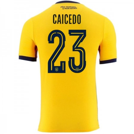 Ecuador Caicedo 23 Hjemmedrakt VM 2026 Kortermet Ecuador Caicedo 23 Hjemmedrakt VM 2026 Kortermet