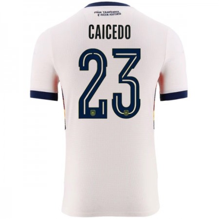 Ecuador Caicedo 23 Tredjedrakt VM 2026 Kortermet