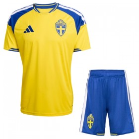 Sverige Barn Hjemmedrakt VM 2026 Kortermet