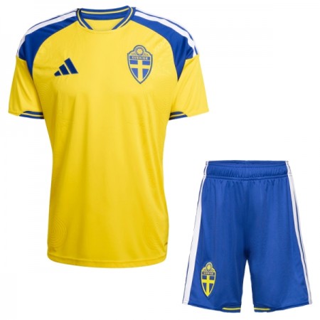 Sverige Barn Hjemmedrakt VM 2026 Kortermet