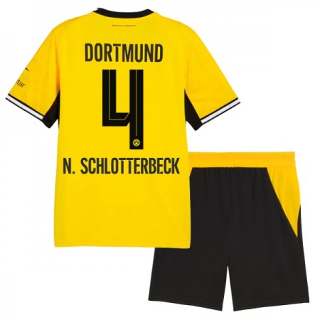 Borussia Dortmund N. Schlotterbeck 4 Barn Hjemmedrakt 2026-27 Kortermet Borussia Dortmund N. Schlotterbeck 4 Barn Hjemmedrakt 2026-27 Kortermet