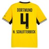 Borussia Dortmund N. Schlotterbeck 4 Hjemmedrakt 2026-27 Kortermet Borussia Dortmund N. Schlotterbeck 4 Hjemmedrakt 2026-27 Kortermet
