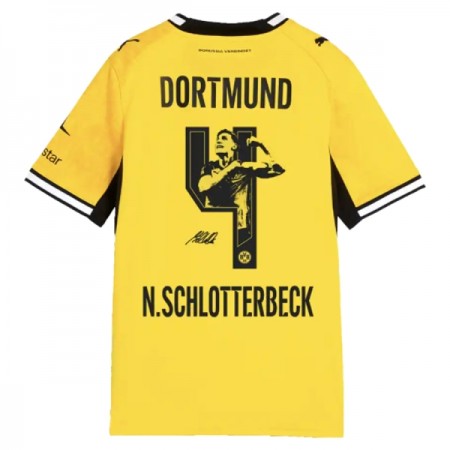 Borussia Dortmund N. Schlotterbeck 4 Spesialutgave Hjemmedrakt 2026-27 Kortermet Borussia Dortmund N. Schlotterbeck 4 Spesialutgave Hjemmedrakt 2026-27 Kortermet