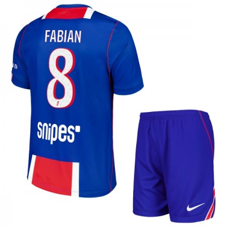 Paris Saint-Germain Fabian 8 Barn Hjemmedrakt 2026-27 Kortermet