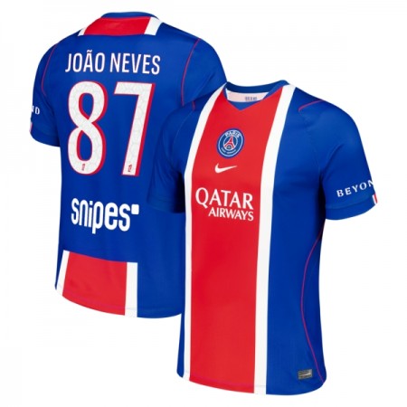 Paris Saint-Germain Joao Neves 87 Hjemmedrakt 2026-27 Kortermet